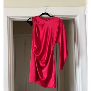 Zara red dress